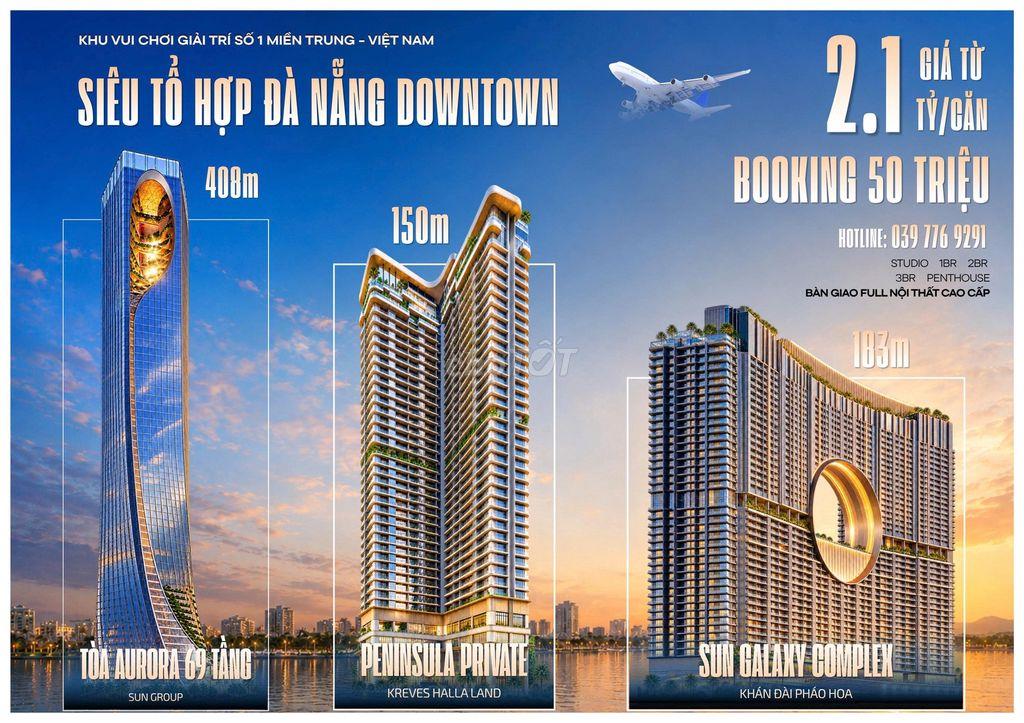 2,x tỷ sở hữu căn hộ hạng sang giữa trung tâm Hải Châu - view sông Hàn