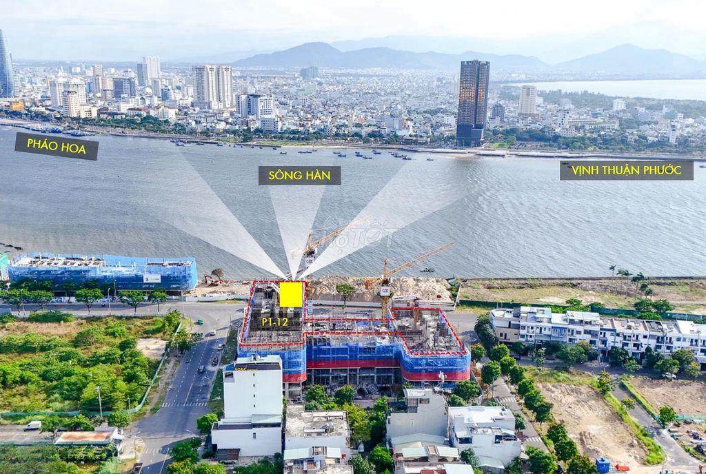 Ối dồi ôi! Căn 3PN cực view trực diện sông Hàn giá chỉ 7.X triệu/m2