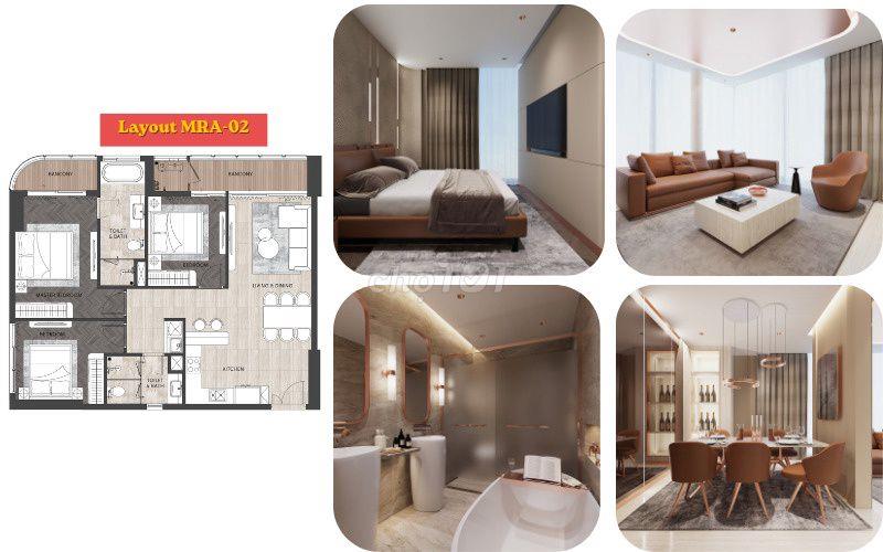 Căn góc 3PN Regal Complex view núi - sông - biển Đà Nẵng- CK đến 32%
