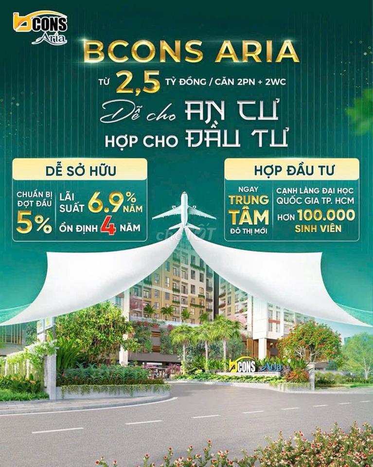 C.H 2pn2wc, Bcons làng ĐHQG Thủ Đức, Đông Hòa,HCM