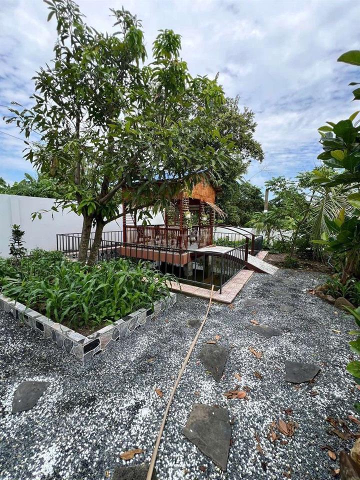BIỆT THỰ SÂN VƯỜN 528M2 GIÁP RANH BÌNH CHÁNH FULL NỘI THẤT 