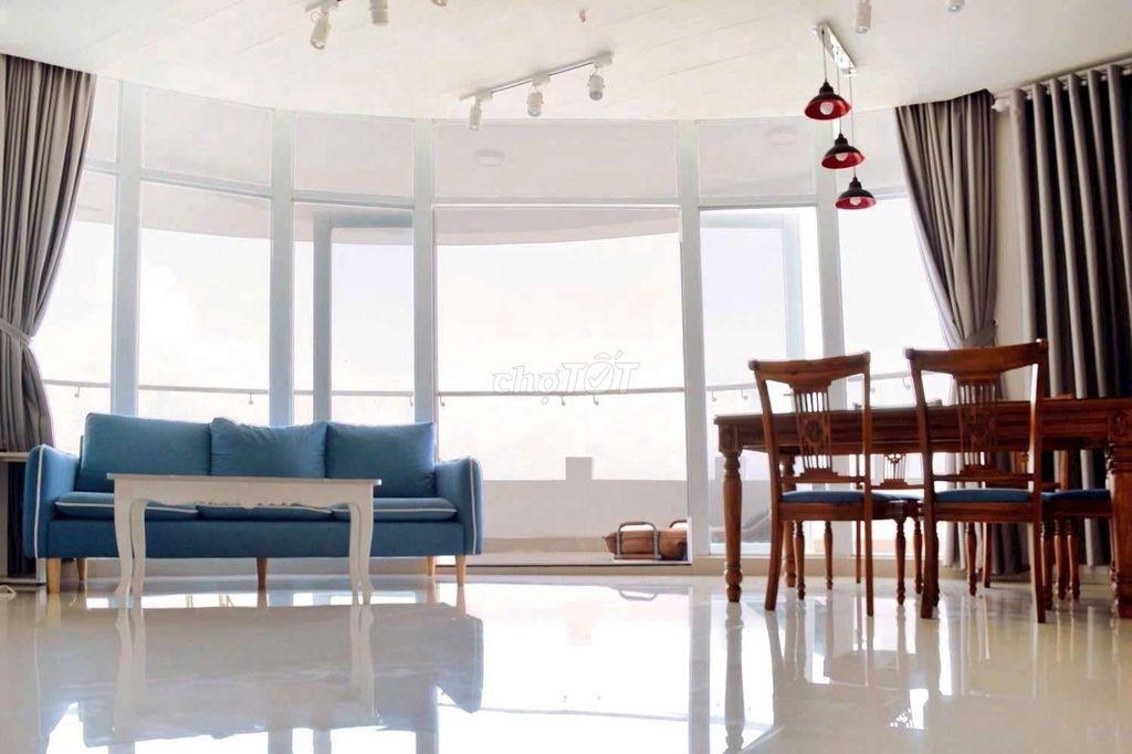 Cho thuê chung cư Thủy Tiên 3PN căn góc view biển full nội thất