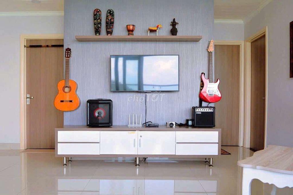 Cho thuê chung cư Thủy Tiên 3PN căn góc view biển full nội thất