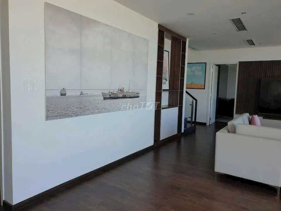 Cho thuê penhouse aria sát biển 3PN full nội thất view biển