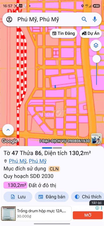 Bán nhà Nguyễn Chí Thanh, P. Phú Mỹ, TP. HCM