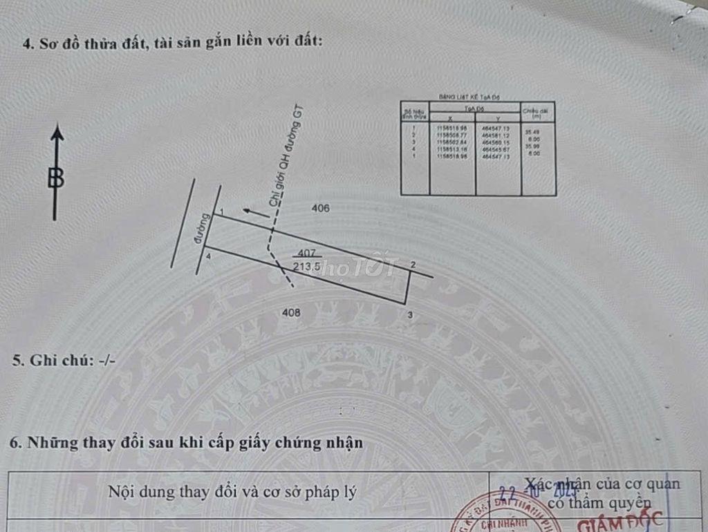Đất thổ cư Hồ Tràm, cách Biển chỉ 500m, sổ sẵn, sát Ngã4 lớn để đầu tư