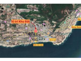 Đất thổ cư Hồ Tràm, cách Biển chỉ 500m, sổ sẵn, sát Ngã4 lớn để đầu tư