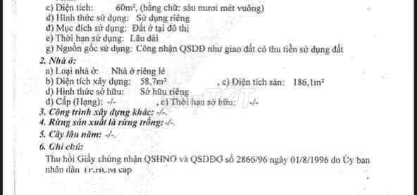 NHÀ NGAY TRUNG TÂM QUẬN 1 - ĐƯỜNG CỐNG QUỲNH VỚI DT 60M2 CHỈ 7,25 TỶ!!