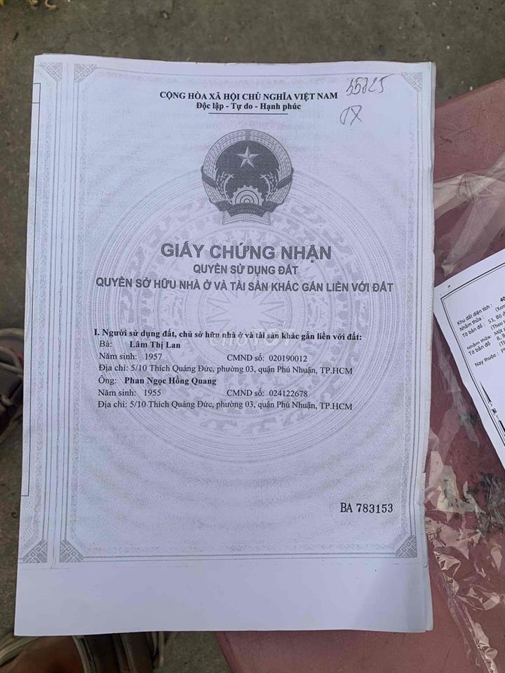 Cần bán đất vi bằng