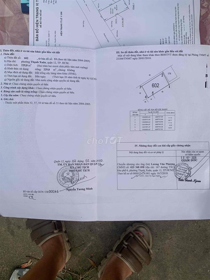 Cần bán đất vi bằng