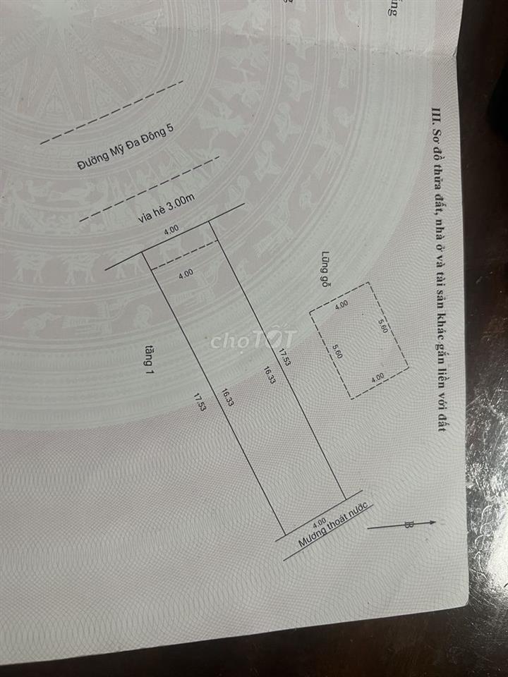 Bán đất tặng nhà cấp 4
