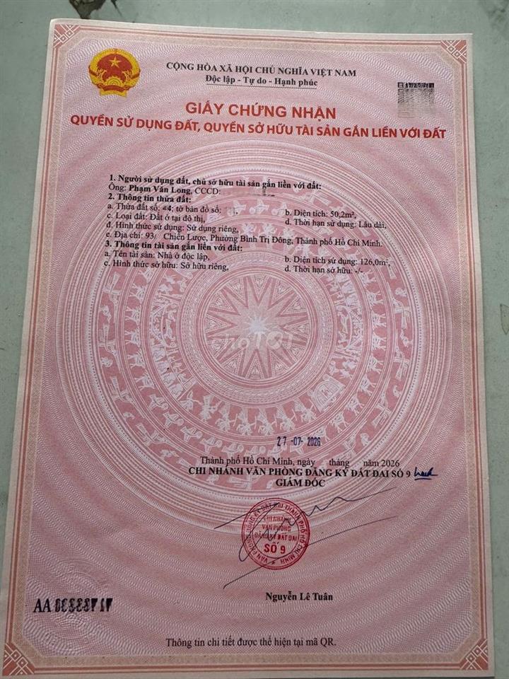 CC gửi ACE MG nhà mới 3 tầng Chiến Lược BTĐ, sát mặt tiền, 4PN-4WC