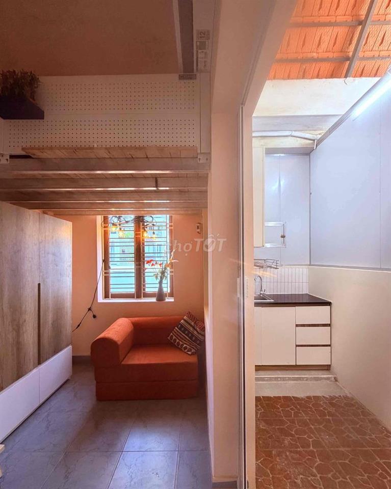 phòng tách bếp duplex ban công full nt gần sân bay