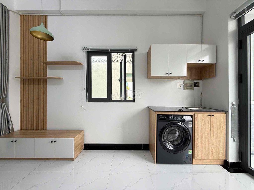 CHO THUÊ CĂN HỘ 1PN BAN CÔNG FULL NỘI THẤT GẦN LOTTE MART