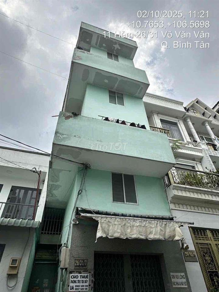 Bán nhà trệt, lửng, 2 lầu thu nhập 20 triệu/ tháng