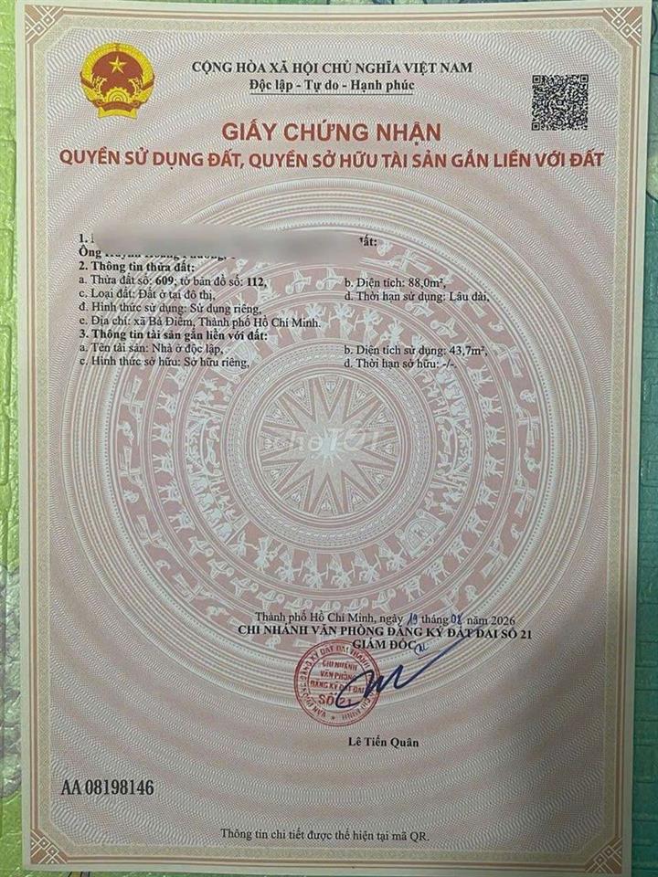 Bán Đất Trung Chánh Hóc Môn 