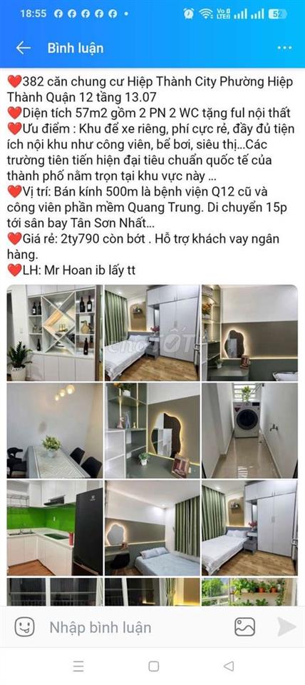 Bán CHUNG CƯ Prosper plaza Look B lầu 7