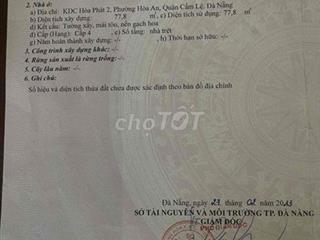 bán nhà mặt tiền chợ hoà an 1
