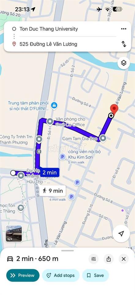 Cho thuê nhà đi bộ 5 phút đến TĐT, Vivocity, Lotte , NTT, 10m đến Q1