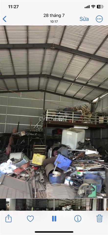 Cho thuê xưởng dt240m2 ngang 11m đường Chu Huy Mân