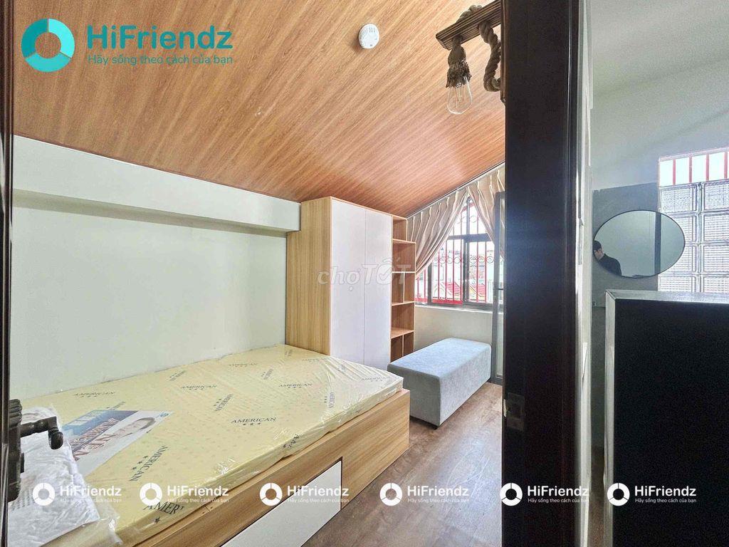 CHDV DẠNG STUDIO 1PN- FULL NỘI THẤT TÁCH BẾP - CỬA SỔ TRỜI