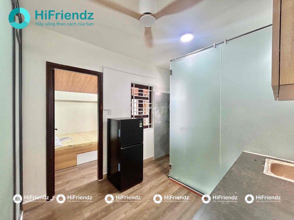 CHDV DẠNG STUDIO 1PN- FULL NỘI THẤT TÁCH BẾP - CỬA SỔ TRỜI