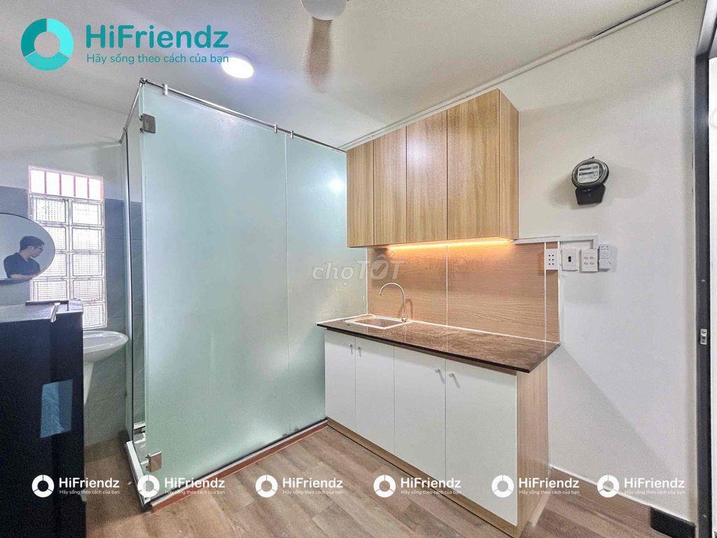CHDV DẠNG STUDIO 1PN- FULL NỘI THẤT TÁCH BẾP - CỬA SỔ TRỜI