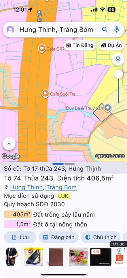 Bán đất + Nhà cấp 4 sổ hồng riêng