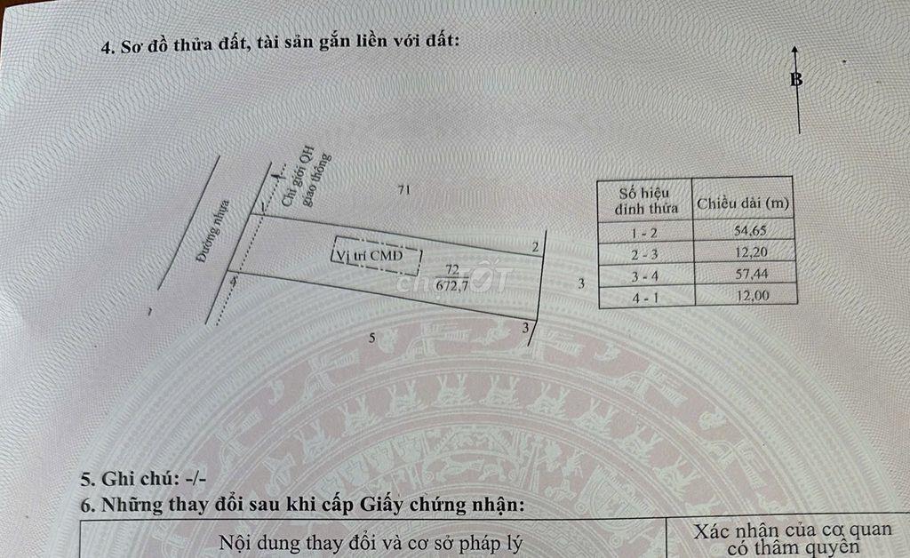 Bán lô đất 2,9 tỷ nằm gần Chợ đêm (trong khu biệt thự)