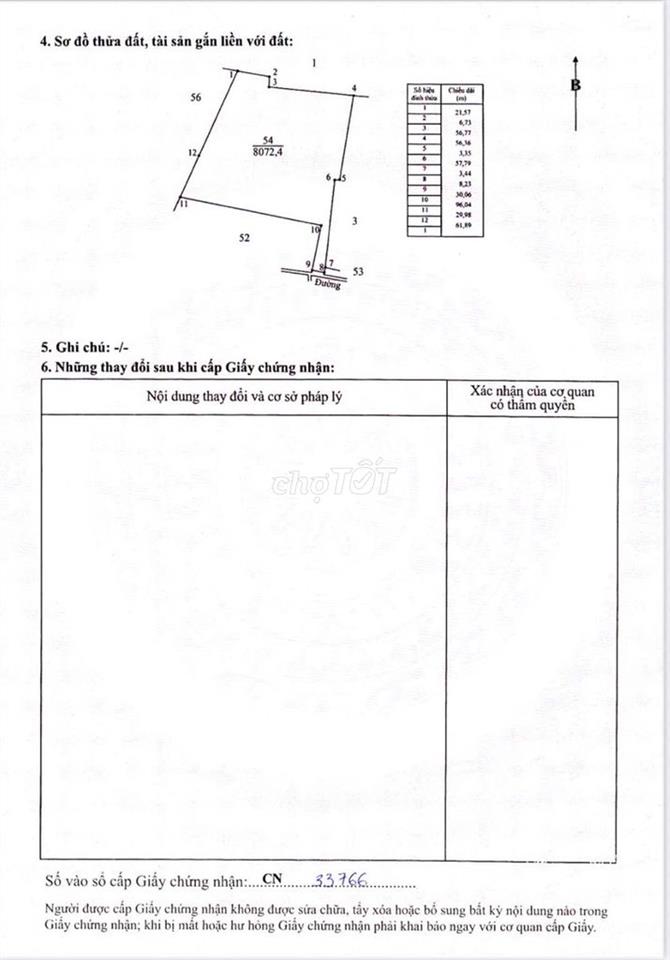 NGỘP BANK Bán nhanh 8 sào đất sẵn 50 m2 thổ cư - châu đức( BRVT củ)