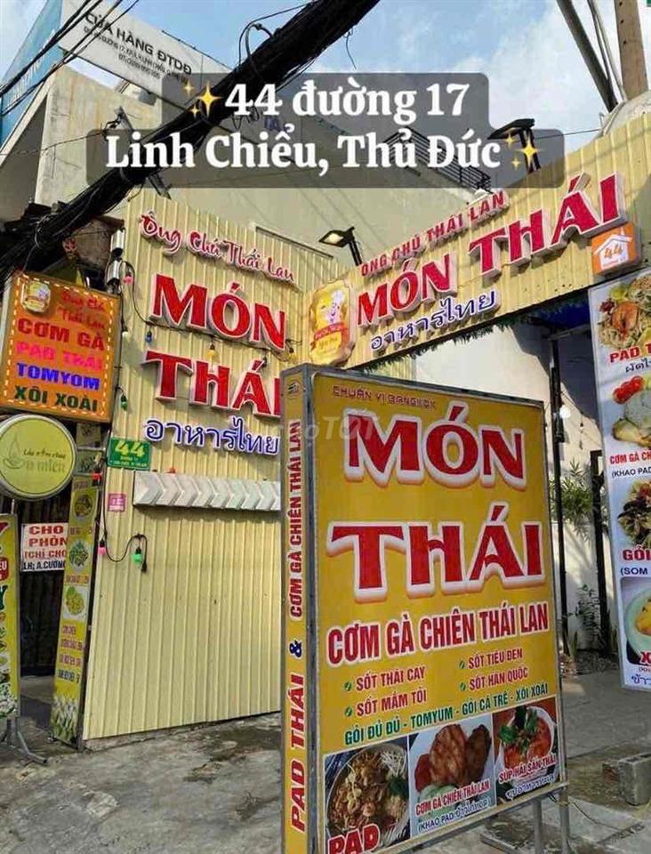 Sang quán ăn thái  ( tổng hết 490tr có thương lượng )