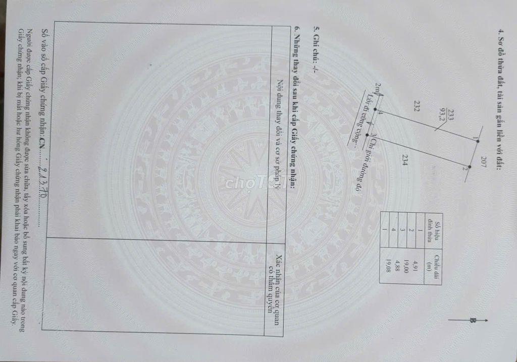 Bán 2 lô đất Lộc trung, hẻm xe hơi