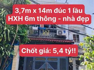 E cần bán gấp nhà Quang Trung, P10 - hẻm 6m thông xe, đang cho thuê