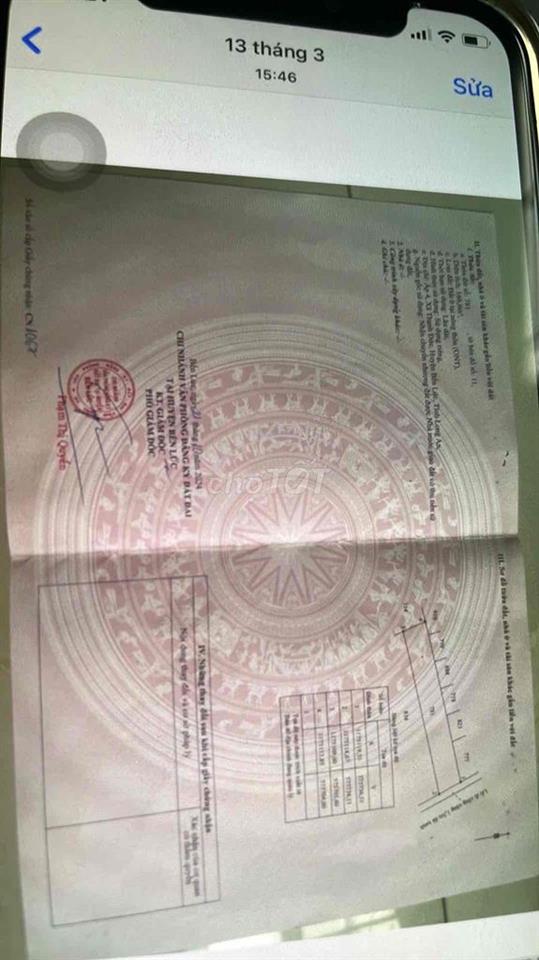 bán đất long an thổ cư giá 1ty2
