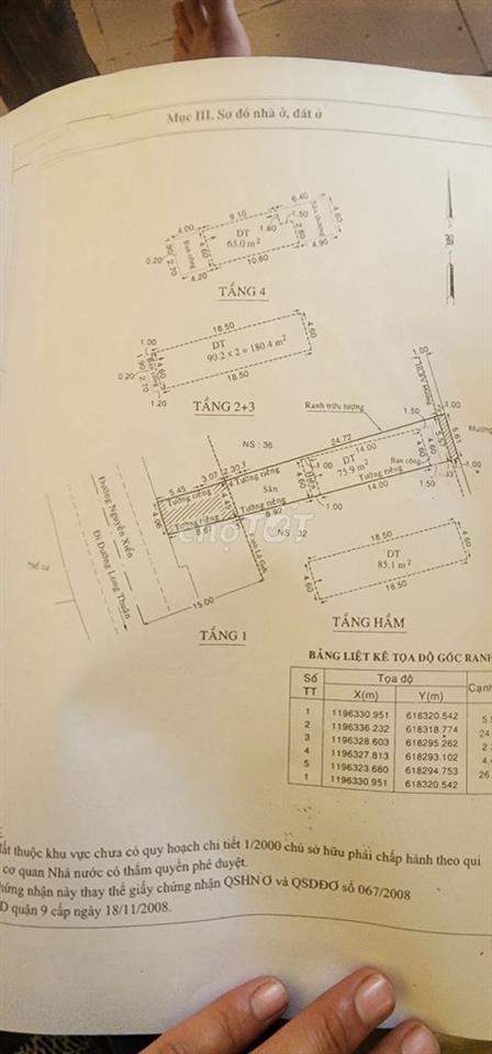 Bán nhà mặt tiền nguyễn xiển