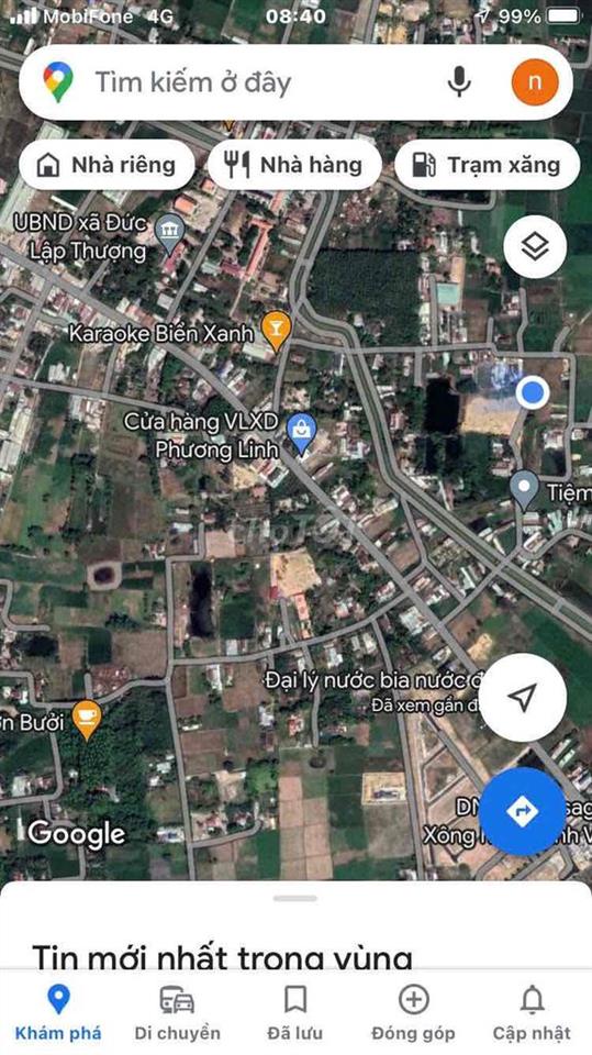 Bán đất 83m2 Đức Lập Thượng Đức Hòa. Giáp đường công vụ. Sổ riêng