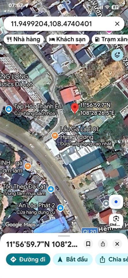Đất nền Đường Hung Vuong..