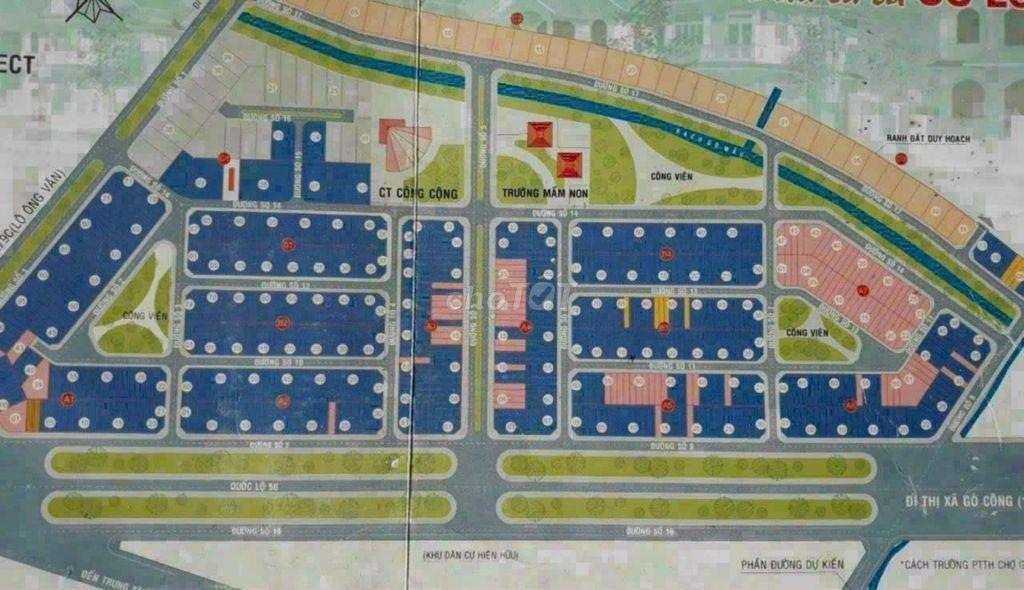Bán đất thổ cư mặt tiền đường nhựa 12 m