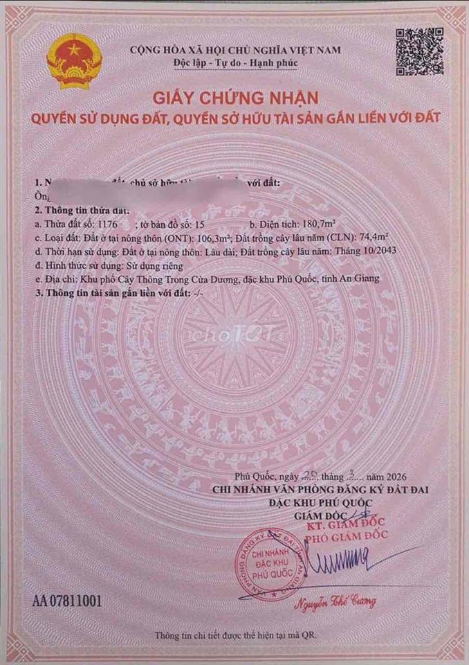 Bán Đất Nền Cửa Dương, Phú quốc