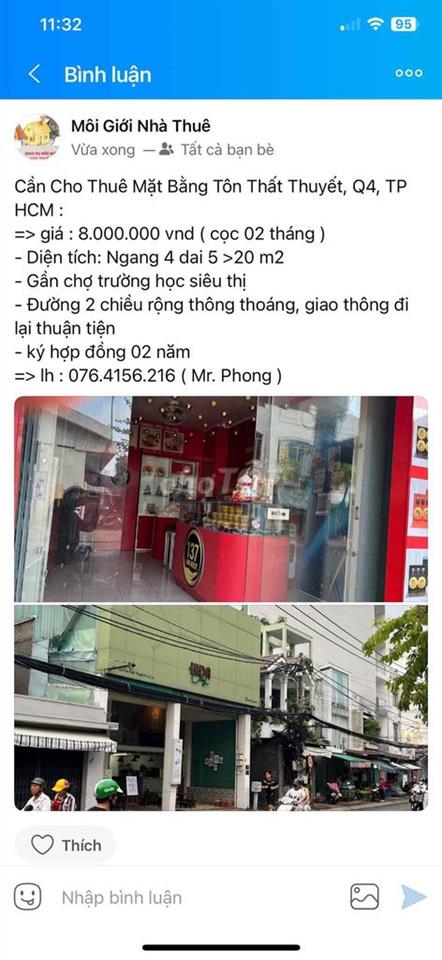 MBKD đường Tôn Thất Thuyết, Q4