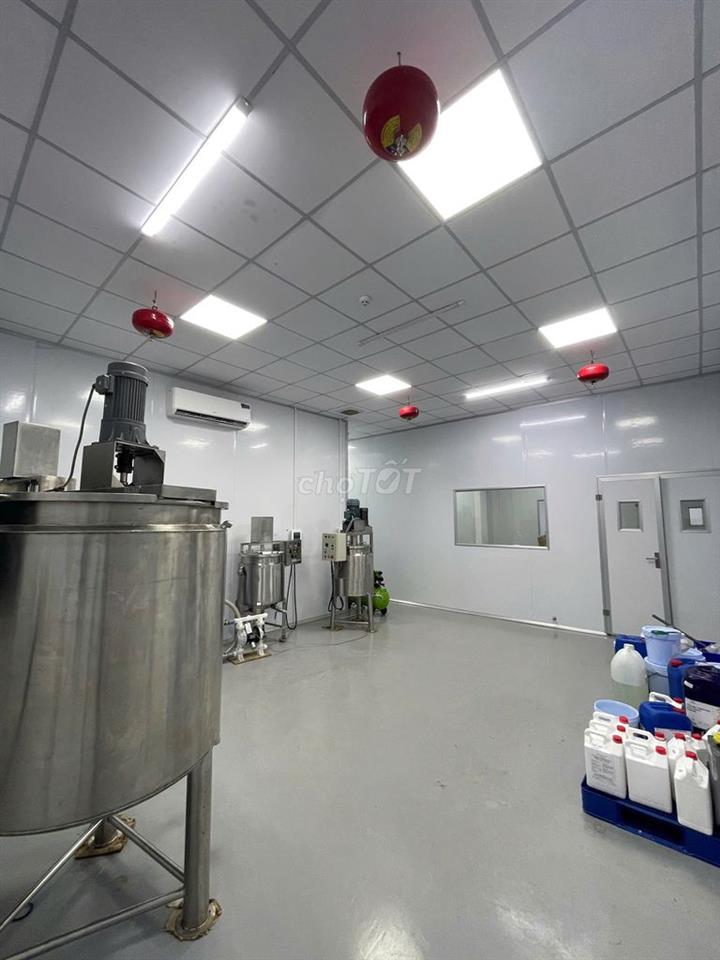 SANG NHƯỢNG TOÀN BỘ XƯỞNG SẢN XUẤT MỸ PHẨM