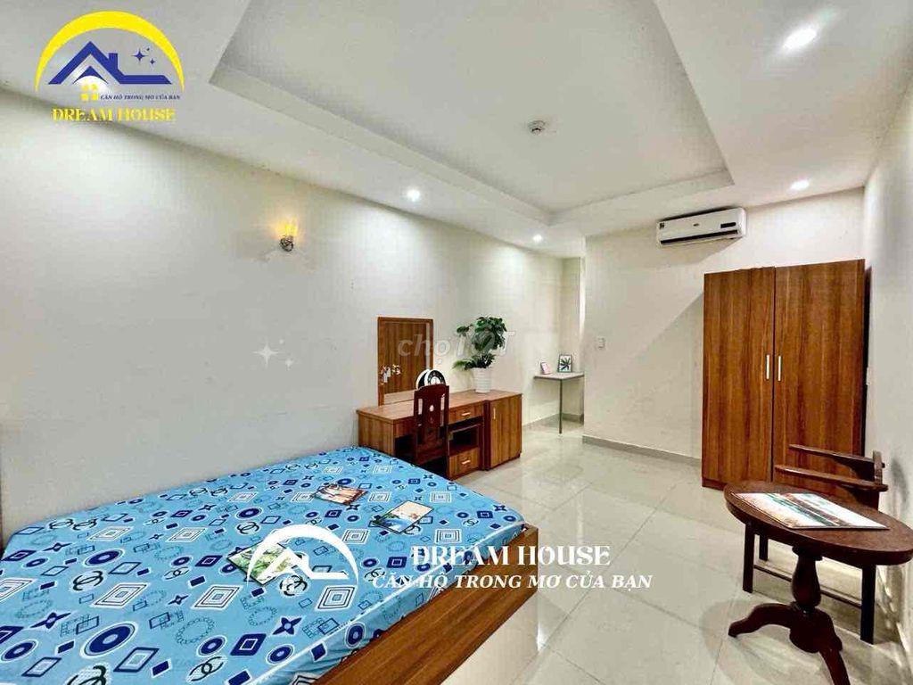 STUDIO SẴN NỘI THẤT CÓ BAN CÔNG CHUNG THOÁNG - THANG MÁY HẦM XE, HUIT