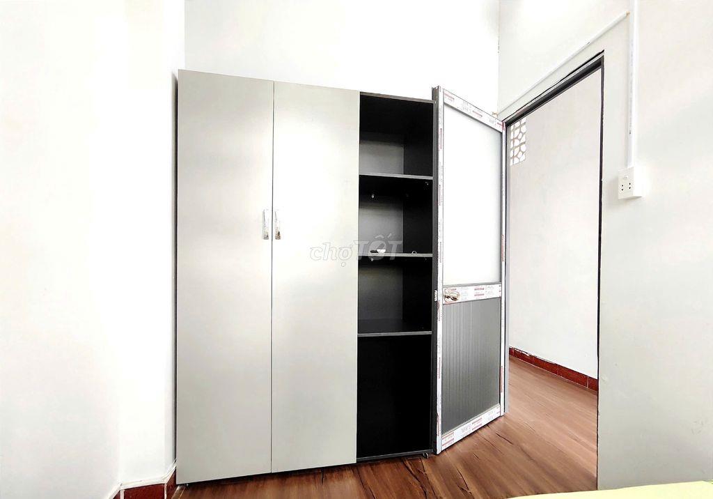 CĂN 2 PHÒNG NGỦ, 1 PHÒNG KHÁCH CÓ CỬA SỐ + BAN CÔNG LỚN, FULL NỘI THẤT