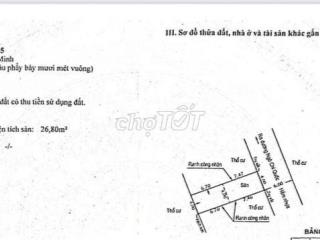 Bán đất Ngô Chí Quốc Bình Chiểu Thủ Đức 56.7m2 đường 6m sổ hồng riêng