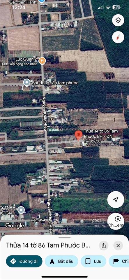 chính chủ bán 106m2 đất tại Tam Phước, Biên Hoà, Đồng Nai