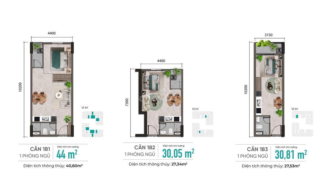 Bán NOXH La Home 2PN 61m2 881tr
