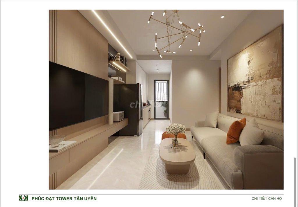 Chung cư Phúc Đạt Tân Uyên, 47m2, full nội thất