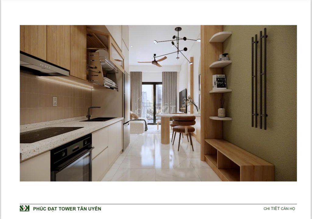 Chung cư Phúc Đạt Tân Uyên, 47m2, full nội thất