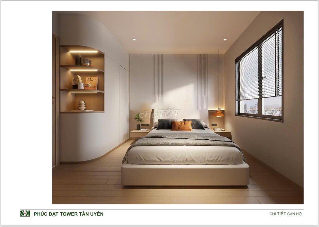 Chung cư Phúc Đạt Tân Uyên, 47m2, full nội thất