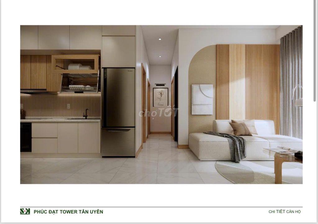 Chung cư Phúc Đạt Tân Uyên, 47m2, full nội thất